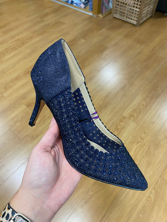 Lotus Viva Navy Shimmer Shoe