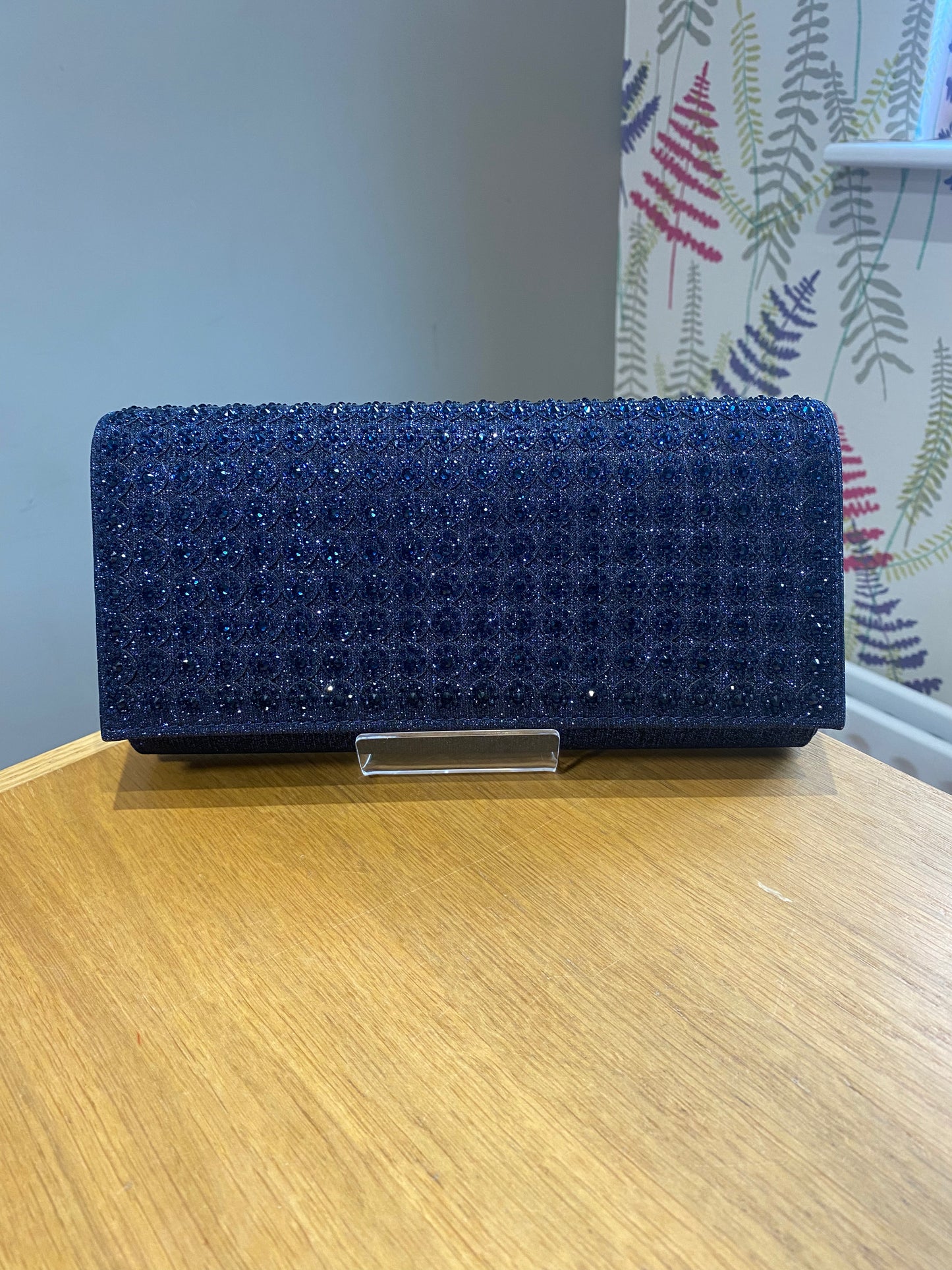 Lotus Diva Navy Clutch Bag