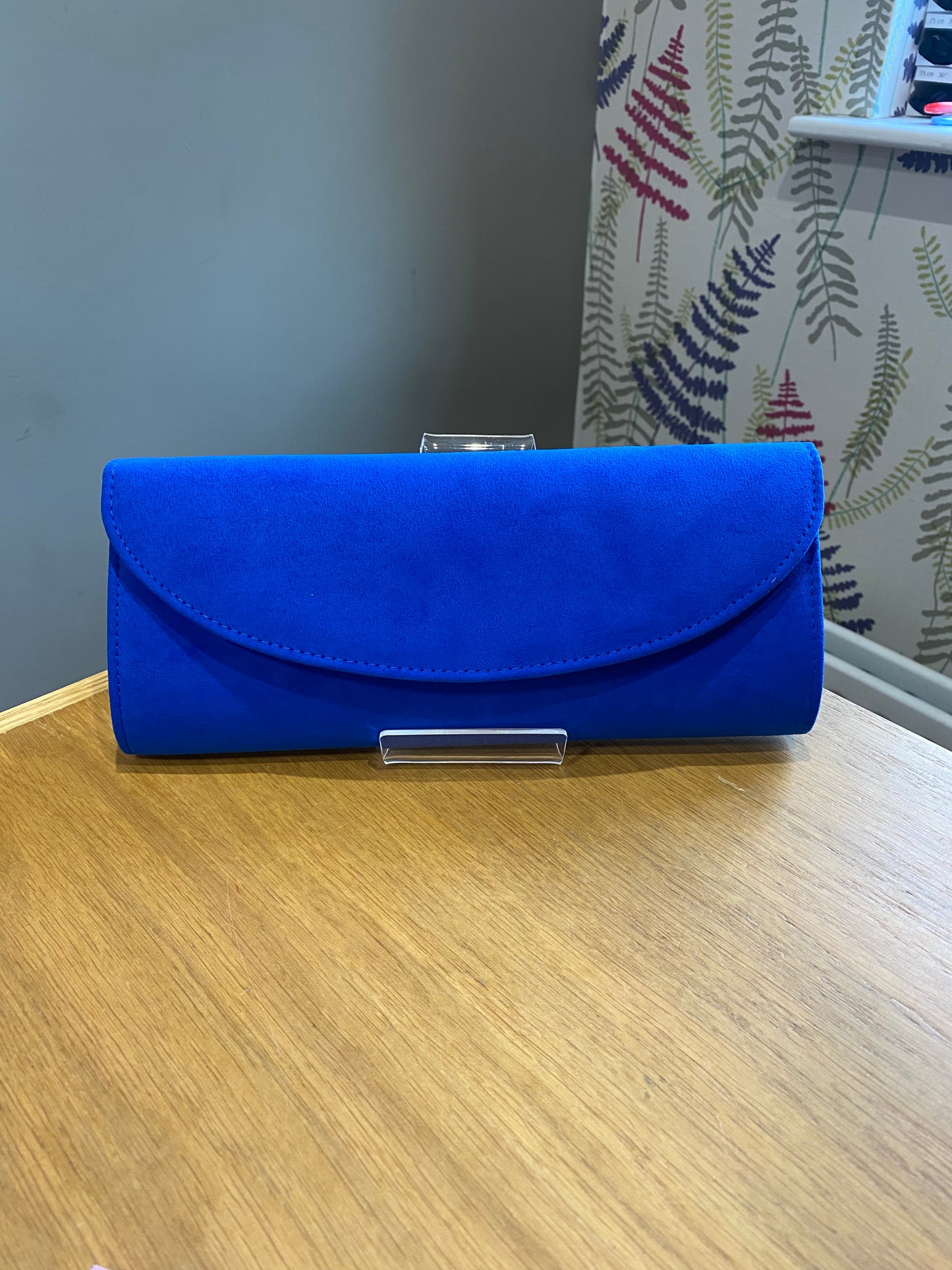 Lotus Claire Cobalt Clutch Bag