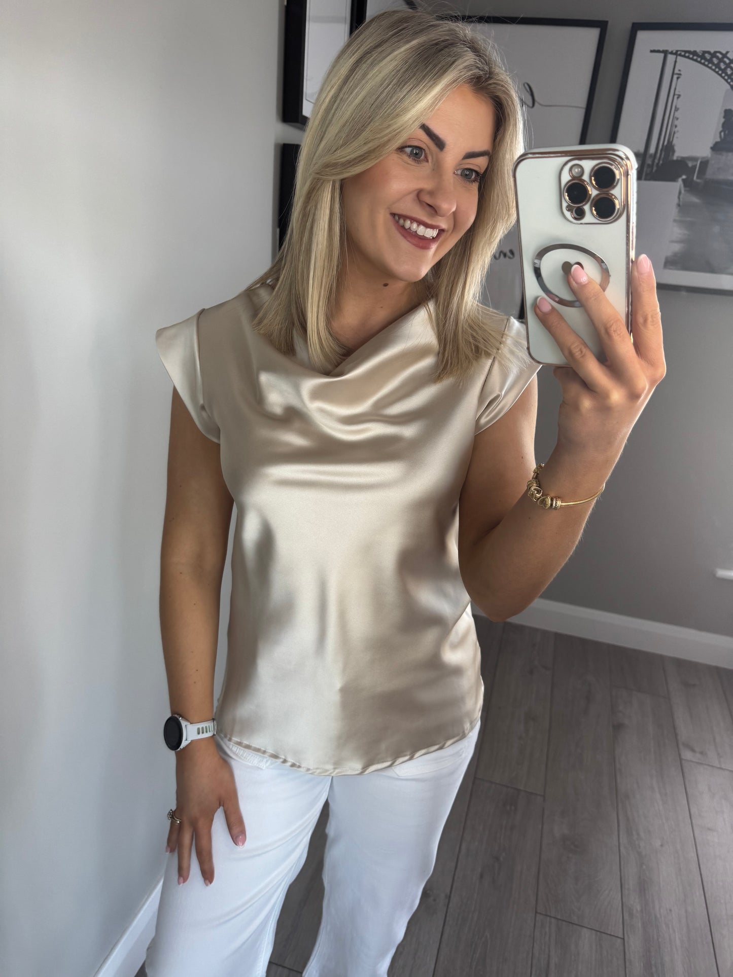 Kate & Pippa Champagne Blouse