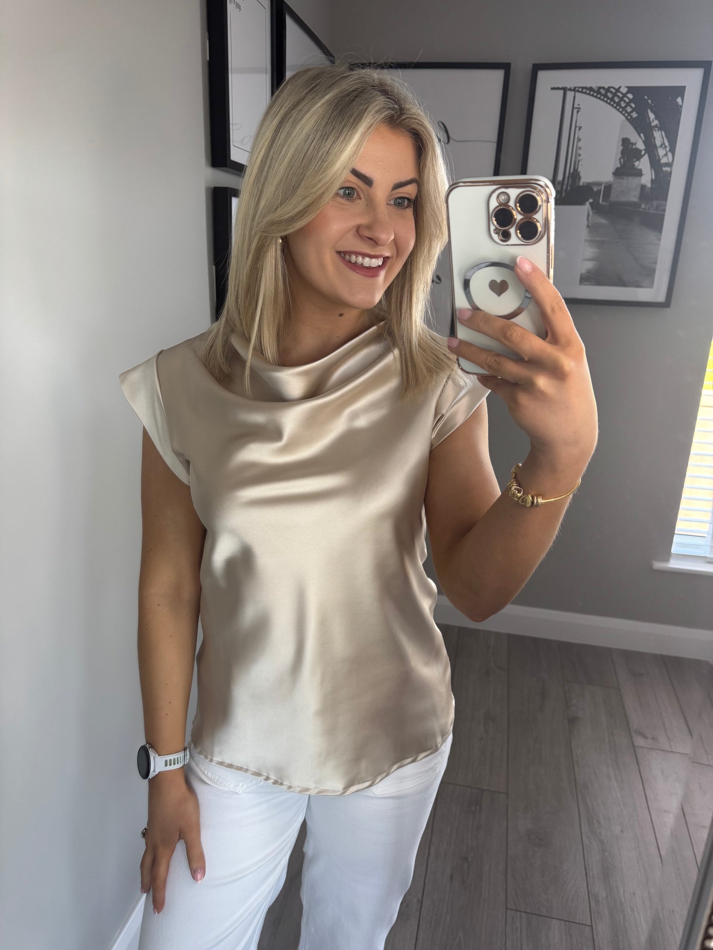 Kate & Pippa Champagne Blouse