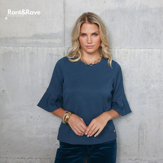 Rant & Rave Lin Deep Teal Top