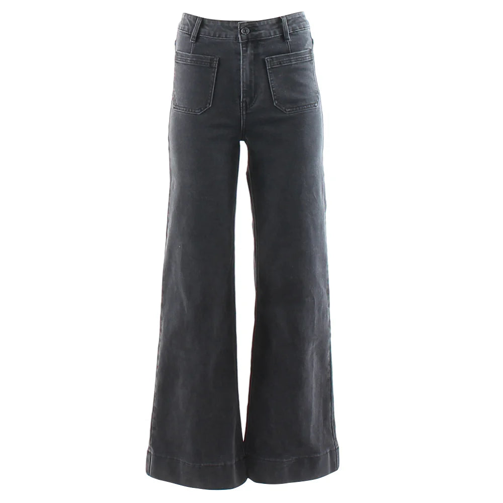 Rant & Rave Nola Black Wide Leg Jean