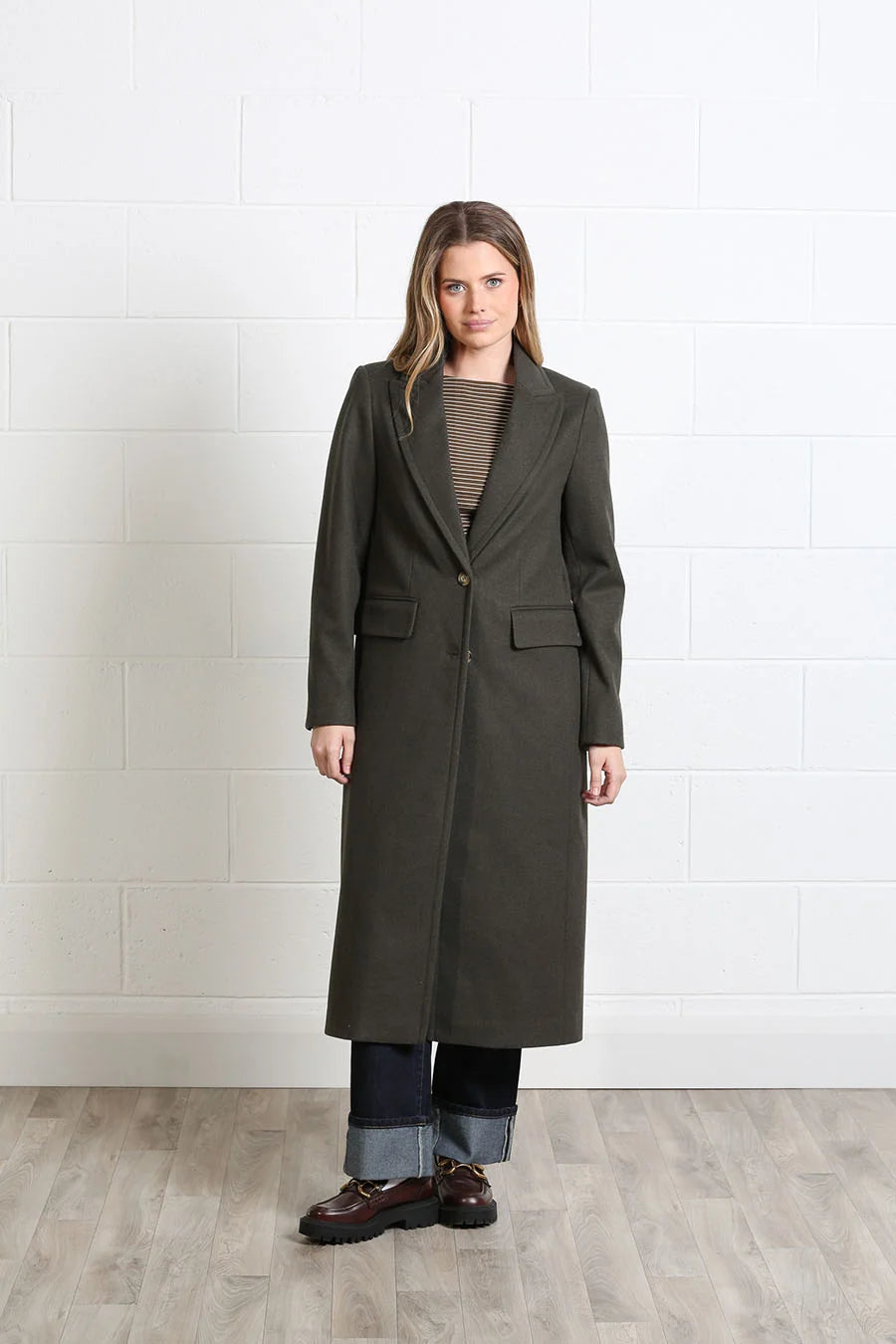Rant & Rave Olivia Deep Moss Coat