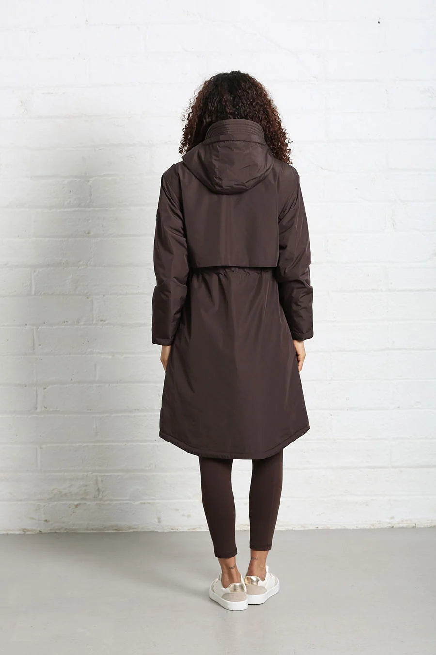 Relax & Renew Becca Chocolate Water Repellent Coat