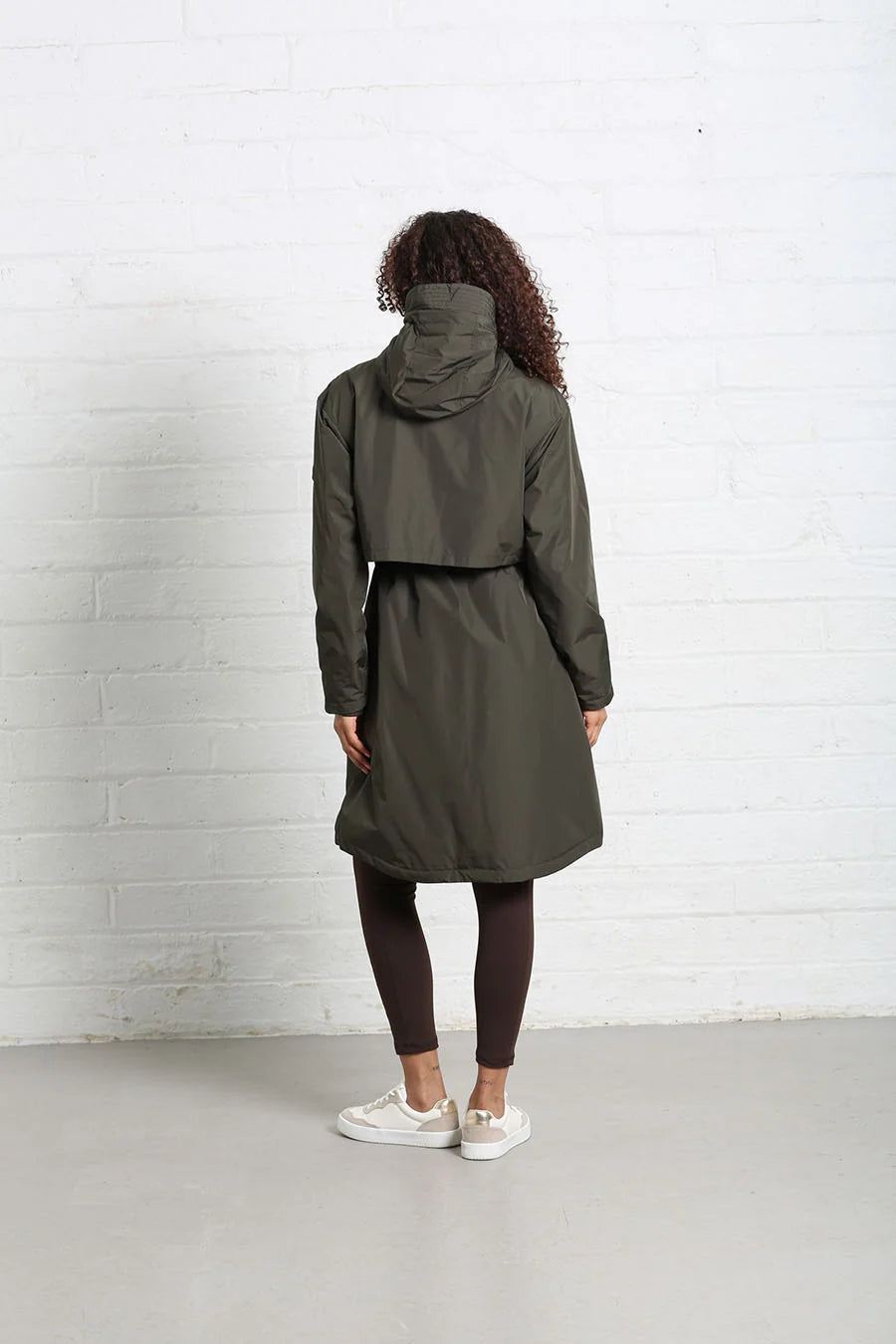 Relax & Renew Becca Khaki Water Repellent Coat