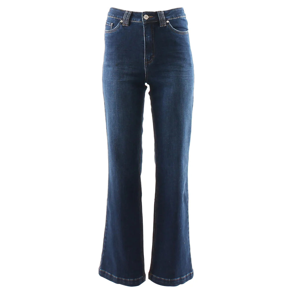 Rant & Rave Sherry Dark Wash Wide Leg Jean