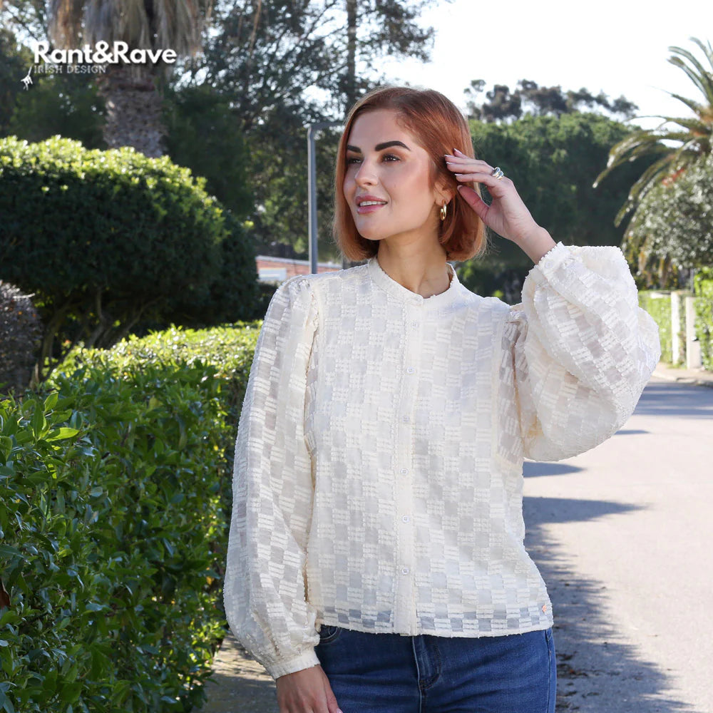 Rant & Rave Zuri Cream Blouse
