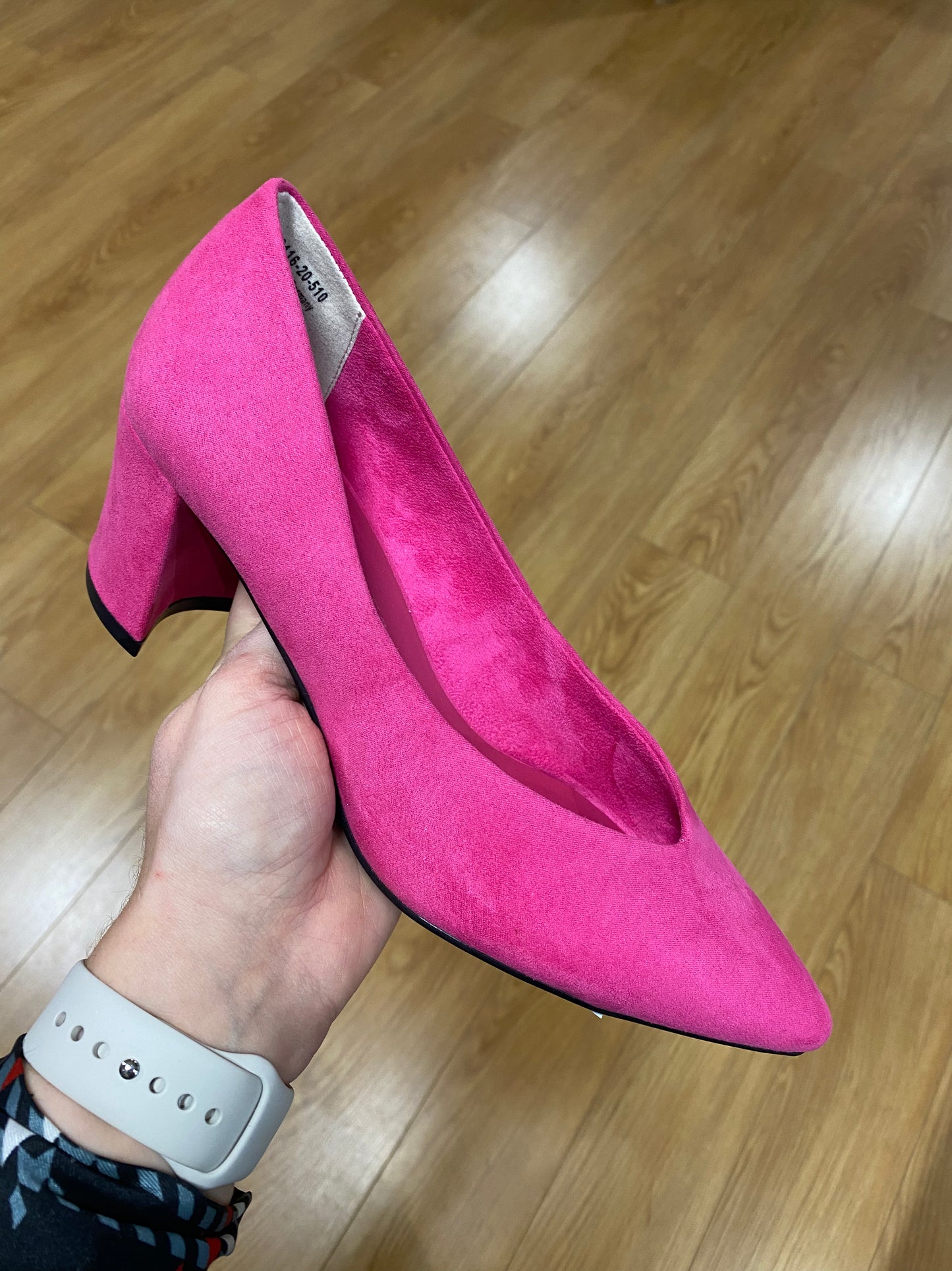 Marco Tozzi Fuchsia Block Shoe